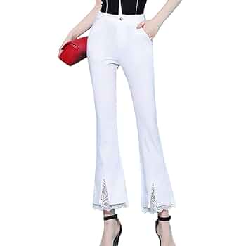 Amazon.co.jp: レディース ラッパズボン フレアパンツ